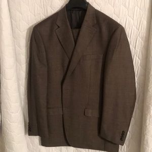 Chaps 44L w/ 36/34 suit. No cuff pants, no pleats.